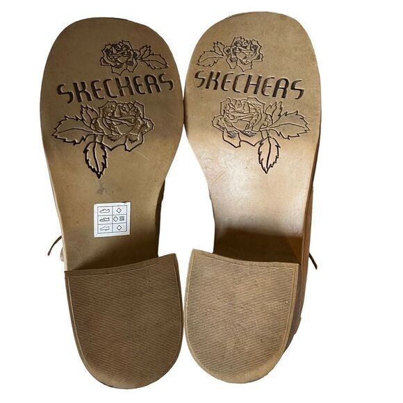 Y2K Skechers Somethin' Else Chunky Round Toe Block Heel Platforms - Picture 12 of 15